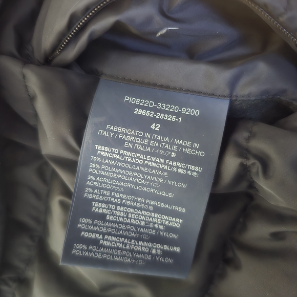 Herno Dark Blue Textured Jacket - Picture 7 of 13